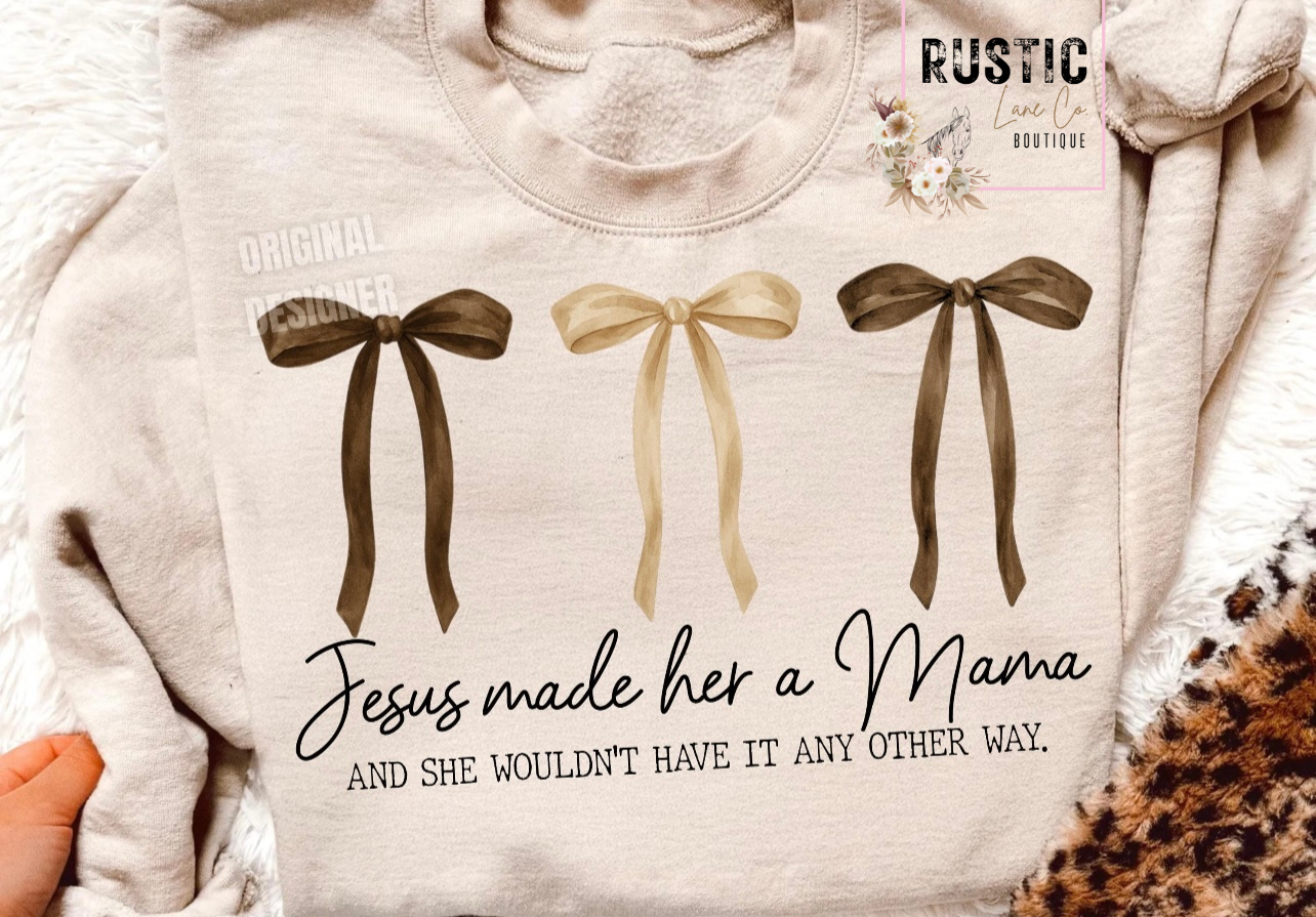 Jesus made her a mama
