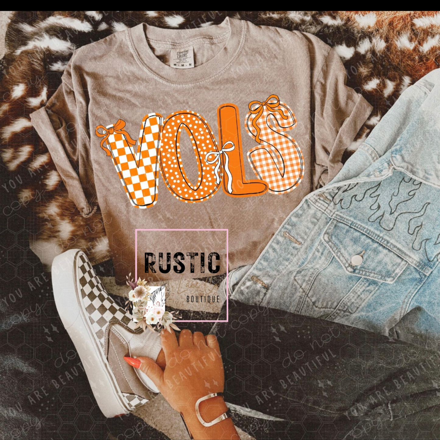 Vols W/Bow (checkered/polka/plaid)