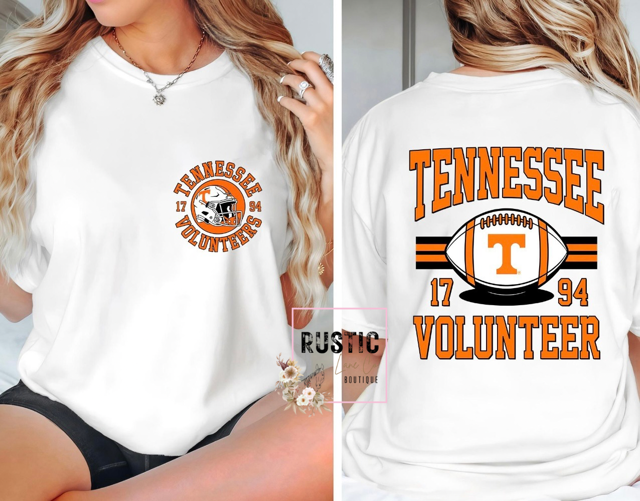 Tennessee Volunteer Front + Back