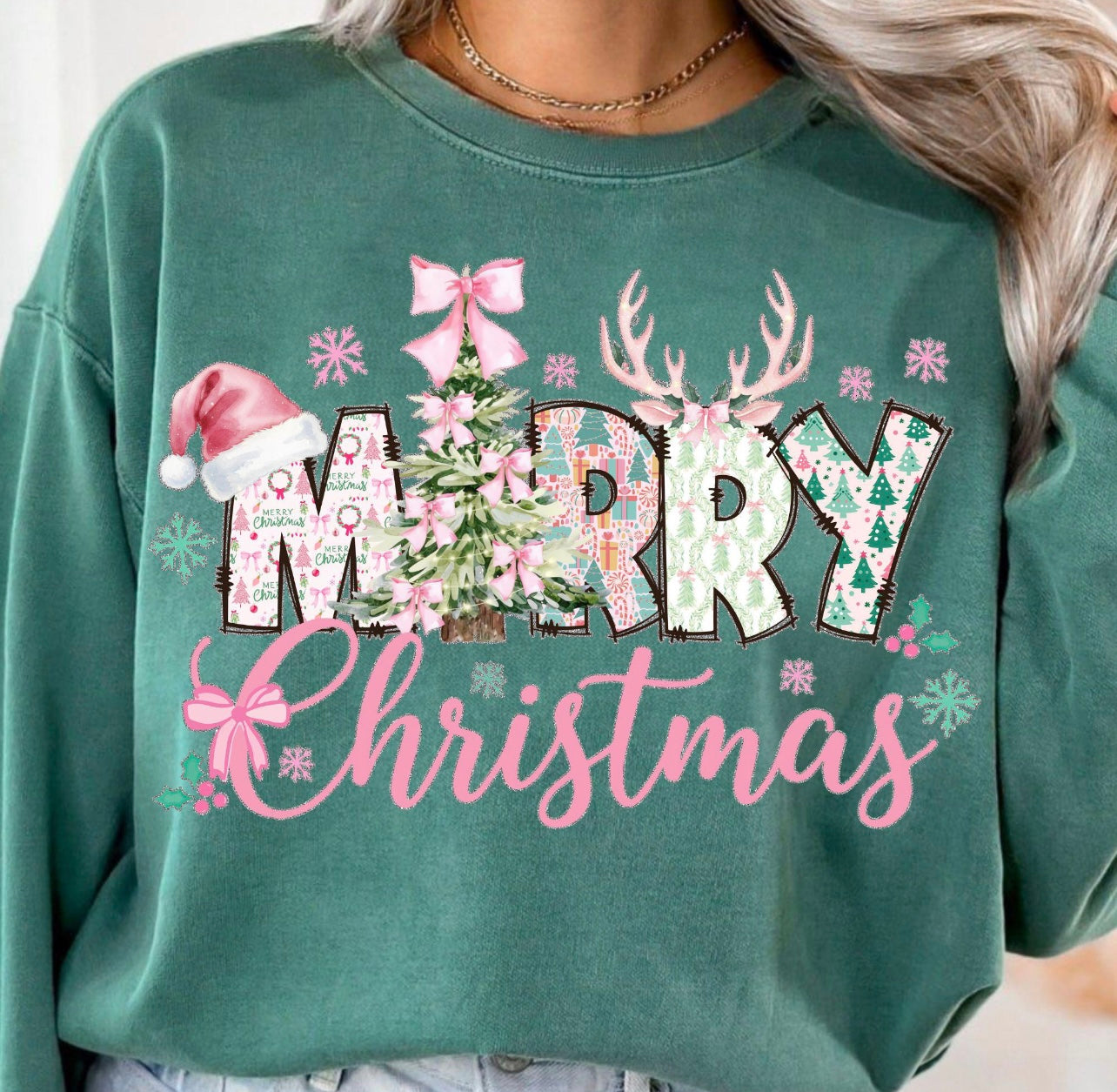 Merry Christmas Pink