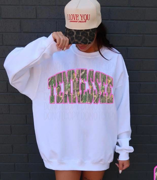 Tennessee (Pink Outline)