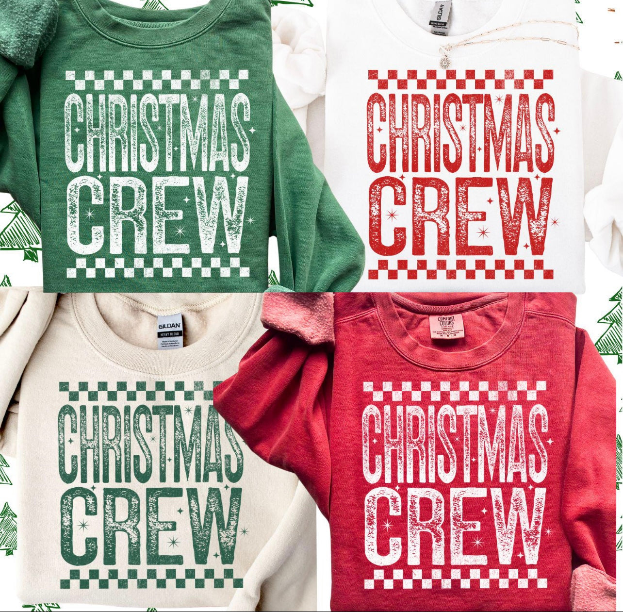 Christmas Crew (White letters)