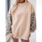 Camo Mock Neck