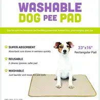 Pets Quality Whelp Round, Rectangular Shape Reusable Pee Pad