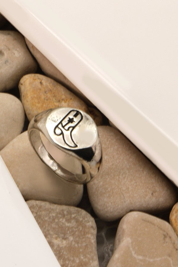 WESTERN BOOT/HAT SIGNET RING